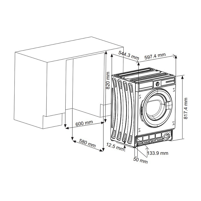 Стиральная машина Korting KWMI 14V87