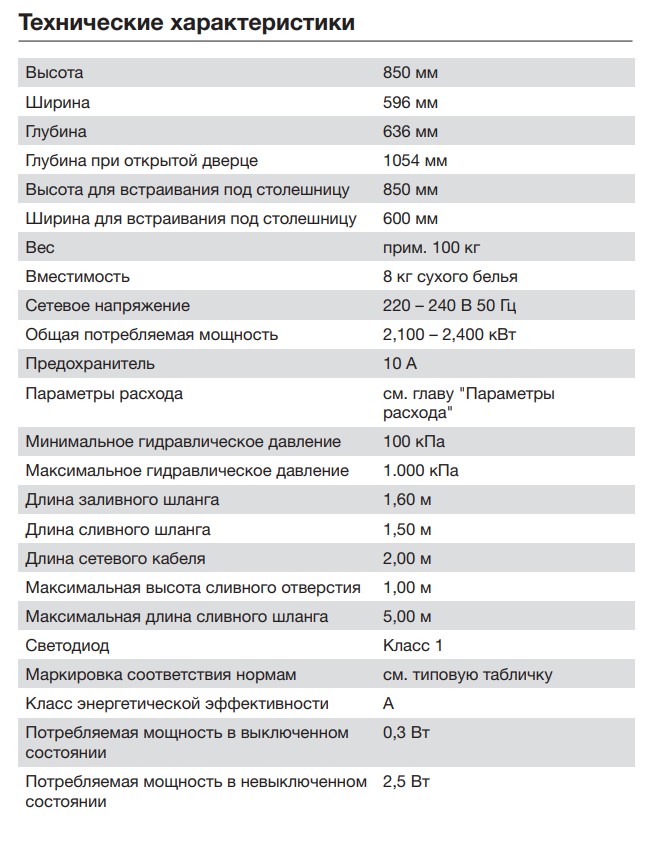Miele WDD030 - Информационная брошюра 