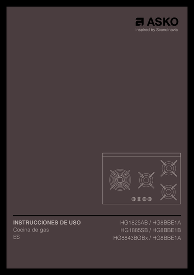 Asko HG8843BGB1 - Инструкция по эксплуатации 