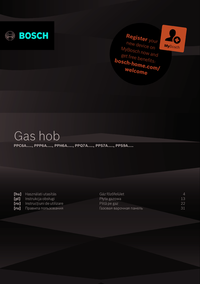 Bosch PPP6A6B90 - Правила пользования 