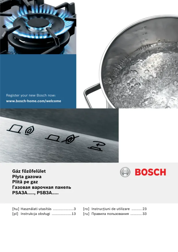 Bosch PSB3A6B20 - Правила пользования 