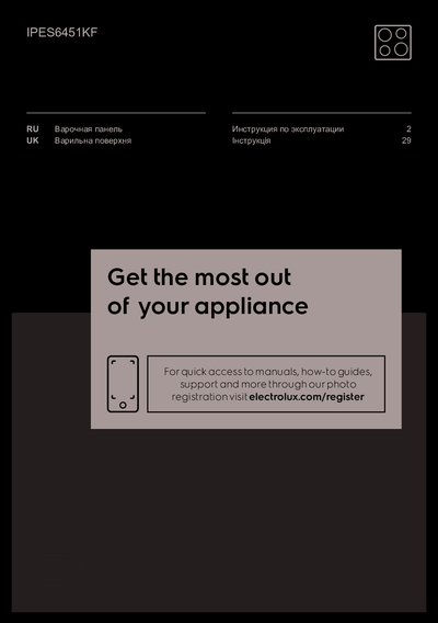 Electrolux IPES6451KF - Инструкция по эксплуатации 