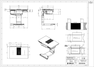 Elica NIKOLATESLA LIBRA BL/A/83 - Чертёж (монтаж, размеры) 