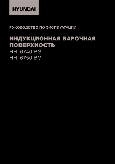 Hyundai HHI 6750 WG - Руководство по эксплуатации 
