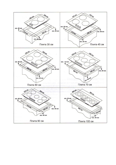 Zigmund & Shtain MN 135.31 W - Схема установки (размеры) 