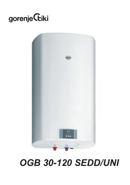Gorenje OGB 100 SEDDSB6 - Руководство по эксплуатации 