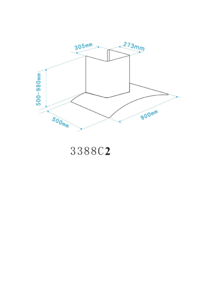 Zigmund & Shtain K 266.91 S - Схема (размеры) 
