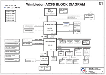 Материнская плата Quanta AX3, AX5 DA0AX3MB6C0, DA0AX3MB6C1
