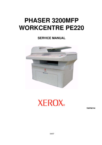Xerox Workcentre PE220 - Руководство по ремонту  (Eng)