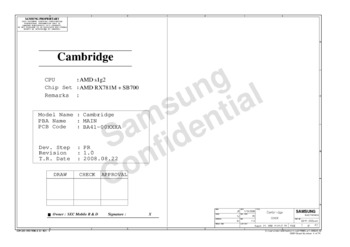Samsung NP-R505 - Схема ( 1.0. ( Samsung Cambridge ))