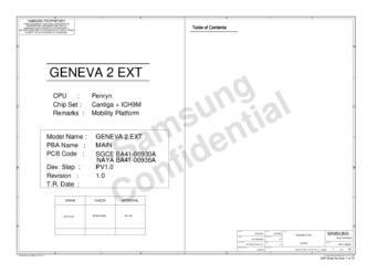 Samsung NP-R710 - Схема ( 1.0. ( Samsung Geneva 2 EXT ))