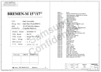 Samsung NP-R780 - Схема ( 1.0. ( Samsung Bremen-M R. 1.0 ))