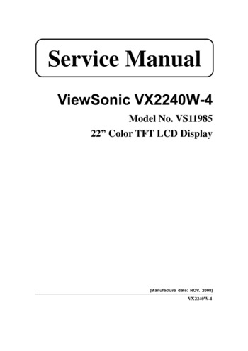 Монитор ViewSonic VX2240W-4