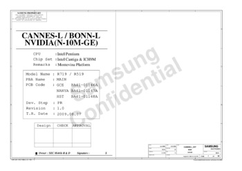 Samsung CANNES-L/BONN-L - Схема (NP-R719, NP-R519, REV: 1.0)