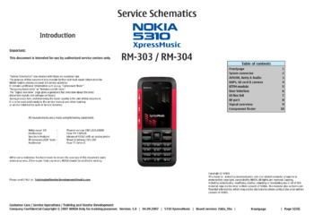 Nokia 5310 XpressMusic - Схема (V1.0, RM-303, RM-304, 2dda_30a)