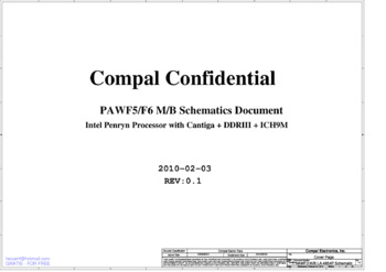 Compal LA-4854P - Схема (PAWF5/F6, NAWF3, NAWH3, NAWF4, REV: 0.1, DA60000FJ00, DA60000FJ10, Acer Aspire 5734Z, 5735Z)