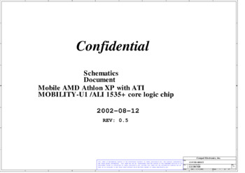 Compal LA-1481 - Схема (REV: 0.5)