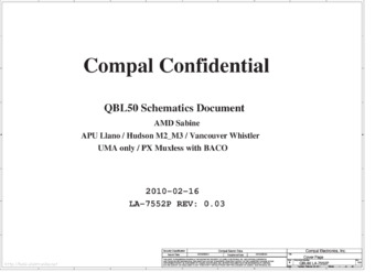 Compal LA-7552P - Схема (REV: 0.03, QBL50, QBL60)