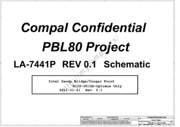 Материнская плата Compal LA-7441P