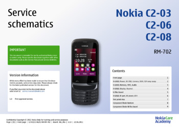 Мобильный телефон Nokia C2-03/C2-08/C2-06