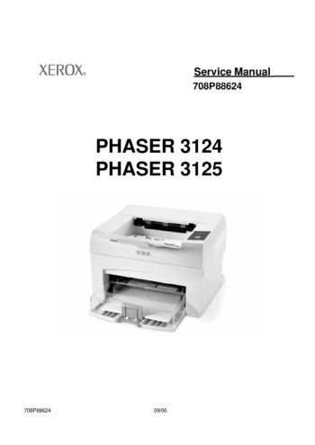 Xerox Phaser 3125 - Руководство по ремонту 