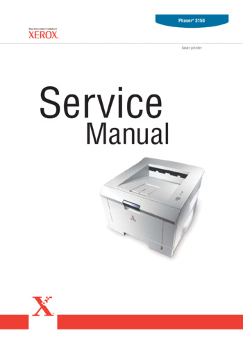 Xerox Phaser 3150 - Руководство по ремонту 
