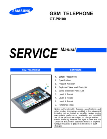 Samsung GT-P5100 Galaxy Tab 2 10.1 - Руководство по обслуживанию  1.0