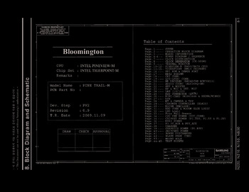 Samsung NP-NB30 - Схема  0.9. ( Samsung Bloomington )