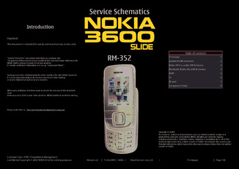 Nokia 3600s - Схемы RM-352, slide, v2.0, 2jsa_30