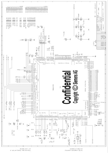 Siemens A50 - Схема 