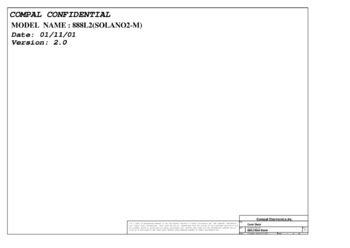 Compal LA-961 - Схема 888L2, SOLANO2-M, REV 2.0, Dell Inspiron 2500