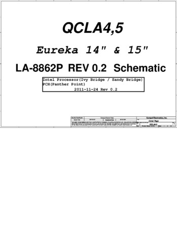 Compal LA-8862P - Схема QCLA4.5, REV 0.2