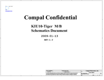 Compal LA-4761P - Схема KIU10, REV 1.0