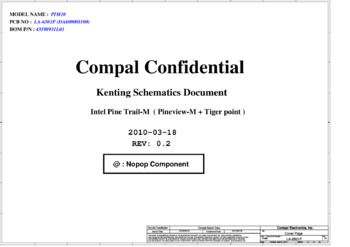 Compal LA-6501P - Схема PIM10, Rev: 0.2, ANRPIM1000, Kenting