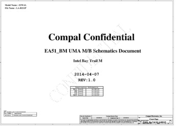 Материнская плата Compal LA-B211P