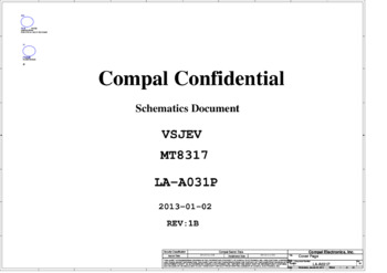 Compal LA-A031P - Схема VSJEV, MT8317, Rev: 1B