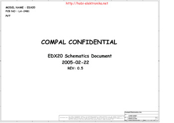 Compal LA-2481 - Схема EDX20, Rev: 0.5