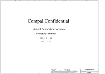 Compal LA-7461 - Схема Rev: 0.3