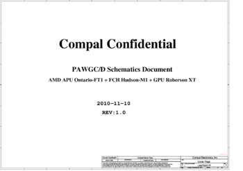 Compal LA-6755, LA-6757P - Схема PAWGC/D, Rev: 1.0