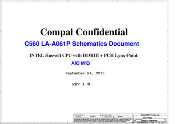 Compal LA-A061P - Схема C560, ZEA00, Rev: 1.0