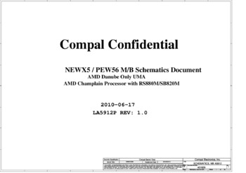 Compal LA-5912P - Схема NEWX5/PEW56, Rev: 1.0