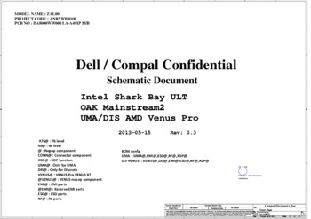 Compal LA-A491P - Схема ZAL00, Rev: 0.3, Latitude 3540