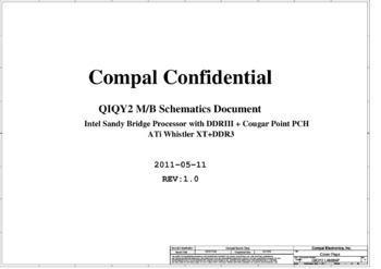 Compal LA-6884P - Схема QIQY2, Rev: 1.0