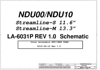 Compal LA-6031P NDU00/NDU10 - Схема   Toshiba Satellite T210, REV:1.0