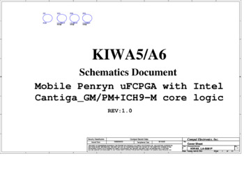 Compal LA-5081P KIWA5/A6 - Схема Lenovo G450, REV:1.0