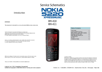 Nokia 5220 xpressmusic - Схема RM-410, RM-411, 2nla_20a, ver:1.0