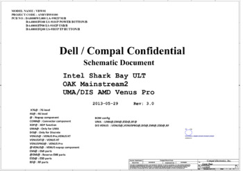 Compal LA-9982P VBW01 - Схемы REV:3.0, ANRVBW0100, DELL Inspiron 5537