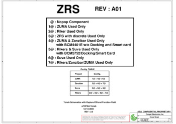 Compal LA-2881P ZRS - Схемы REV:2.0, Dell XPS M1710
