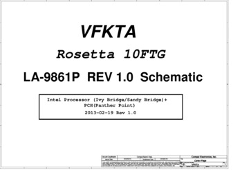 Compal LA-9861P VFKTA - Схемы Rev:1.0, Rosetta 10FTG