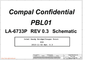 Материнская плата Compal LA-6733P PBL01